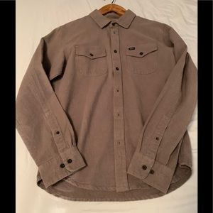 New RVCA long sleeve super SOFT dressy shirt